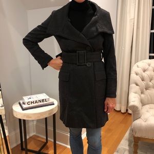 Zara Belted Wool Coat